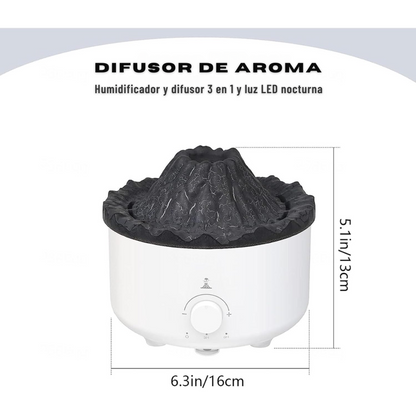 Humidificador Genérica Volcan con voltaje de 110V blanco