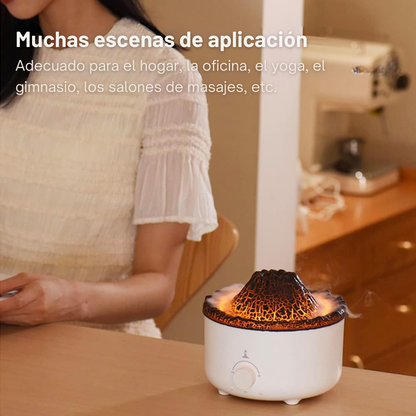 Humidificador Genérica Volcan con voltaje de 110V blanco