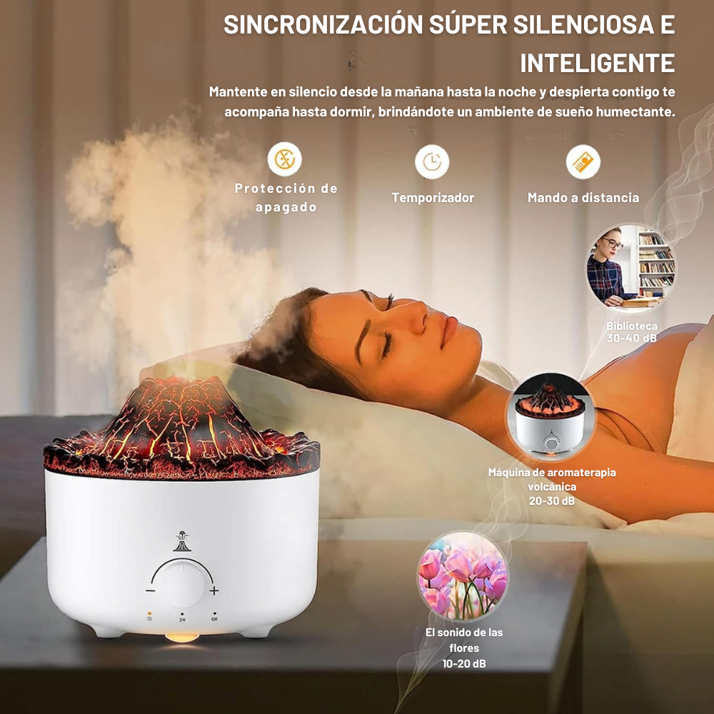 Humidificador Genérica Volcan con voltaje de 110V blanco