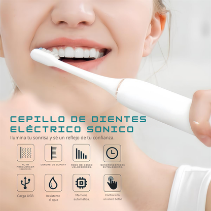 Cepillo sónico premium: 6 modos para una sonrisa perfecta