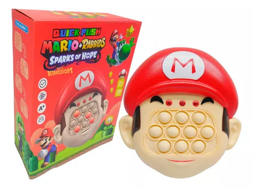 🎮 Juguete Sensorial Pop It Fast Push - Modelos Mario y Luigi | Relajación y Diversión en un Solo Toque 🌈